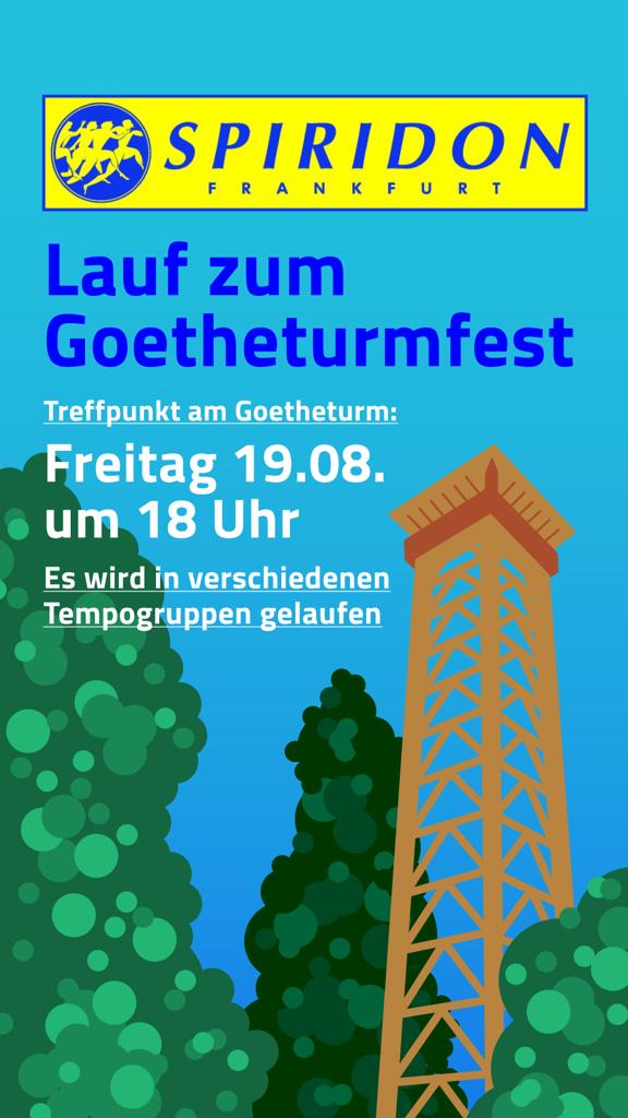 Laufplakat Goetheturmfest22